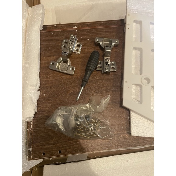 3-Tier Shoe Storage Cabinet w/ Doors - Space-Saving Multi-Shelf Organizer - Picture 8 of 9